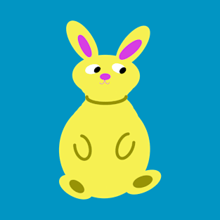 Bold and Bright Yellow Rabbit T-Shirt