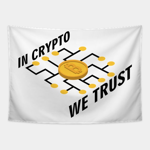 In Crypto we trust Tapestry by TomUbon