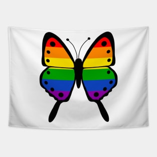 Rainbow Butterfly Tapestry