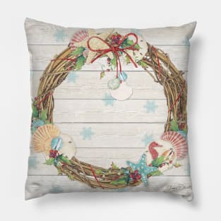 Coastal Christmas C Pillow