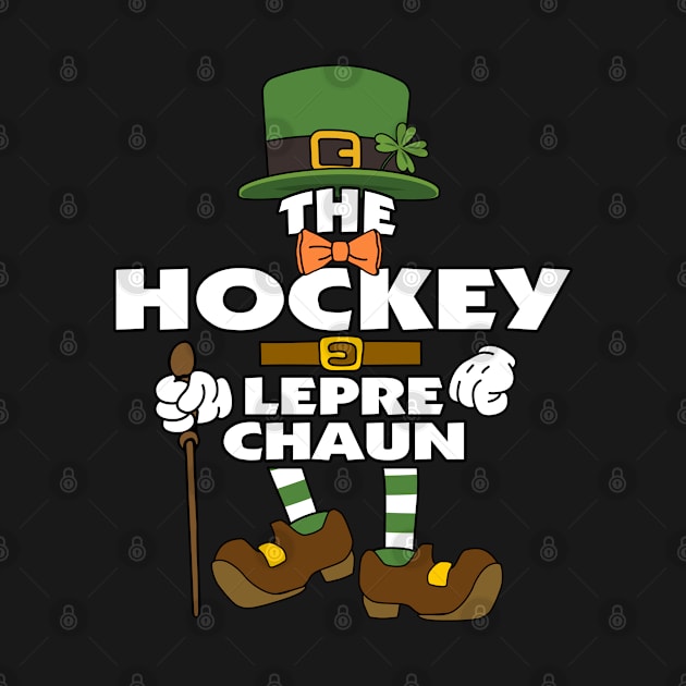 The Hockey Leprechaun St Patrick's Day Celebration Matching Outfits Group Attire by HappyGiftArt