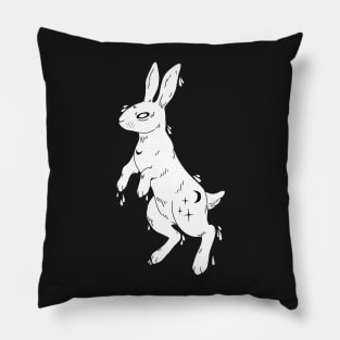 Aqua Lunar Rabbit (white) Pillow