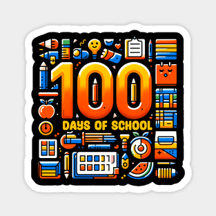 Happy 100 Days Of School Magnet
