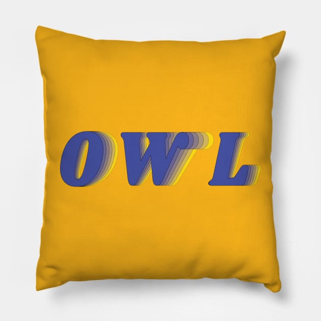 Owl Pillow by stefy