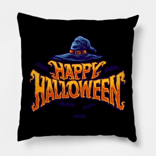 halloween jack o lantern character Pillow