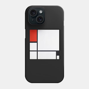 Composition No. I with red and black Phone Case