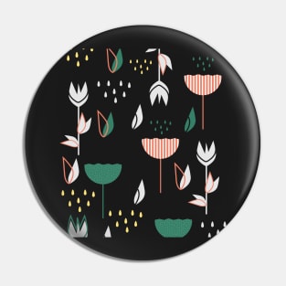 Flowers and raindrops Pin