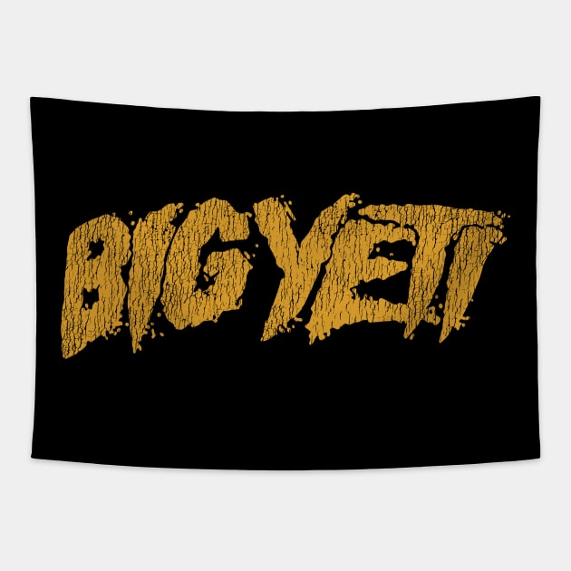 White Big Yeti Vintage Tapestry by temres