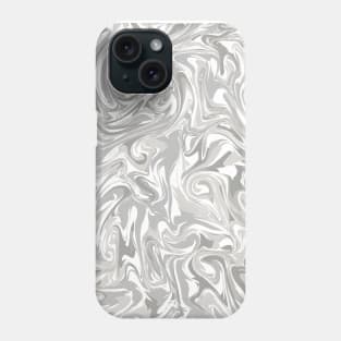 black and white marble Phone Case