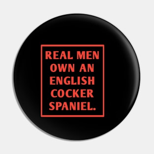 English cocker spaniel Pin