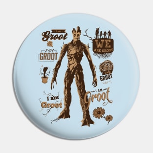 Groot Quotes Pin