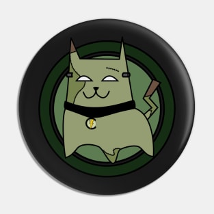 Franky Cat | That Cat | Monster | Halloween Cat Pin