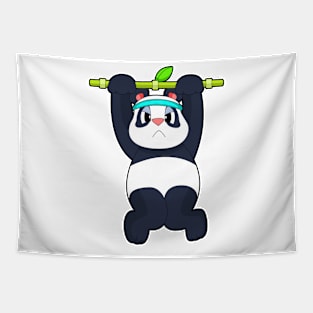 Panda Fitness Pull-ups Tapestry