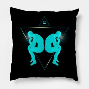 Gemini illustration Pillow