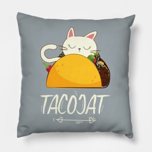 Funny Tacocat Pillow