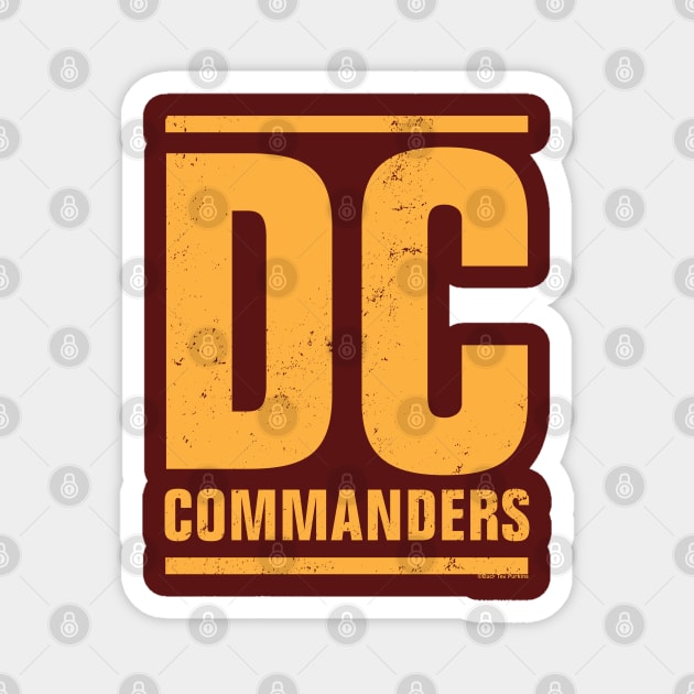 Washington DC Commanders by  Buck Tee Magnet by Buck Tee