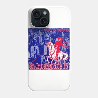 On Interstate 15 Throwback 1982 New Wave Throwback Phone Case