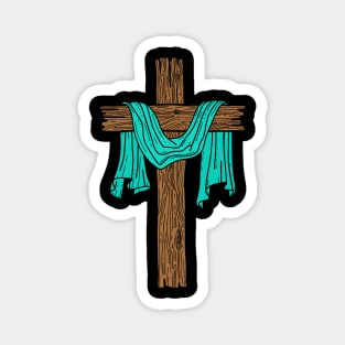 Wooden cross Magnet