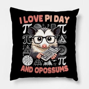 Pi Day Opossum Pillow