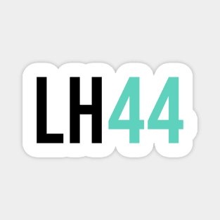 Lewis Hamilton 44 - Driver Initials and Number Magnet