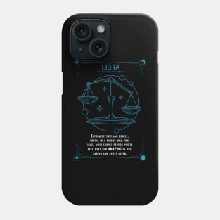 Libra  Zodiac Sygns Symbol With Sexy Personality Quote Phone Case