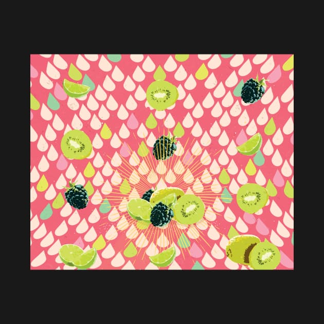 KIWI  FRUIT PATTERN by Showdeer