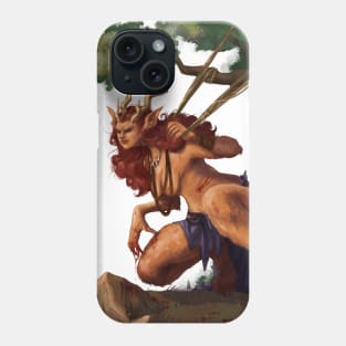 Female faun hunter Phone Case