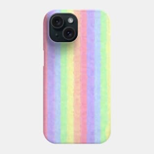 Rainbow Pastel Stripes Phone Case