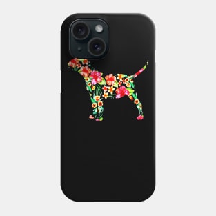 Bull Terrier Flower Color Full Phone Case