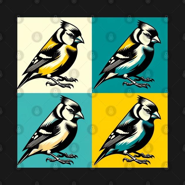 Pop Finch Art - Cool Birds by PawPopArt