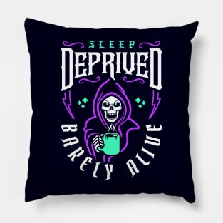 Sleep Deprived Barely Alive (Grim Reaper) Pillow