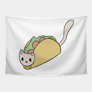 cat in a taco Tapestry