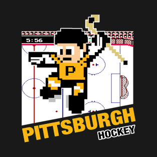 Pittsburgh Hockey 8 bit cartridge design T-Shirt