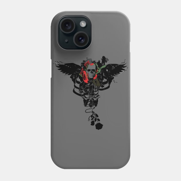 Tattoo Skull Phone Case by CindyS