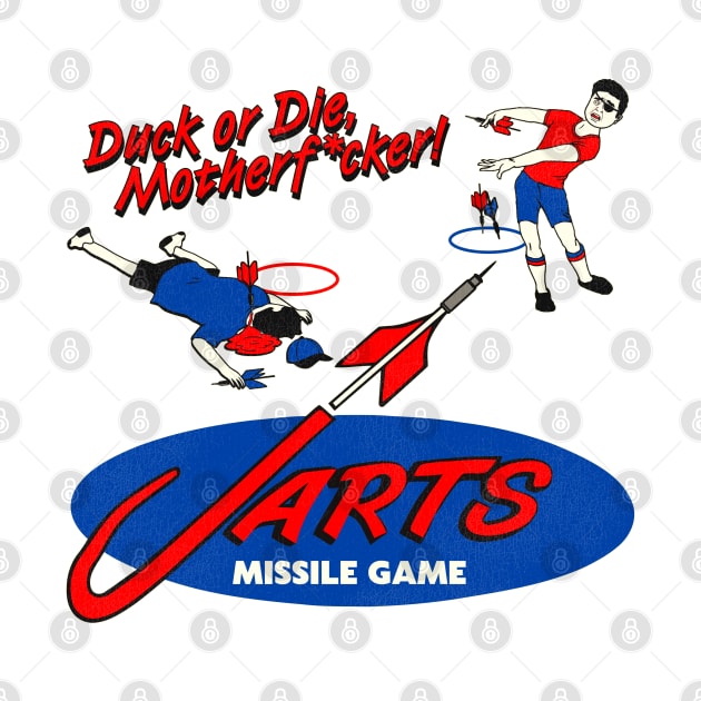Duck or Die / Lawn Jarts Missile Game by darklordpug