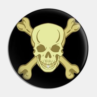 Halloween Skull and bones Pin