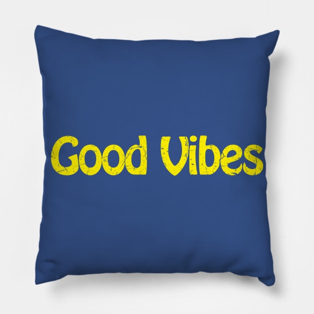 Good Vibes Pillow by TheAllGoodCompany