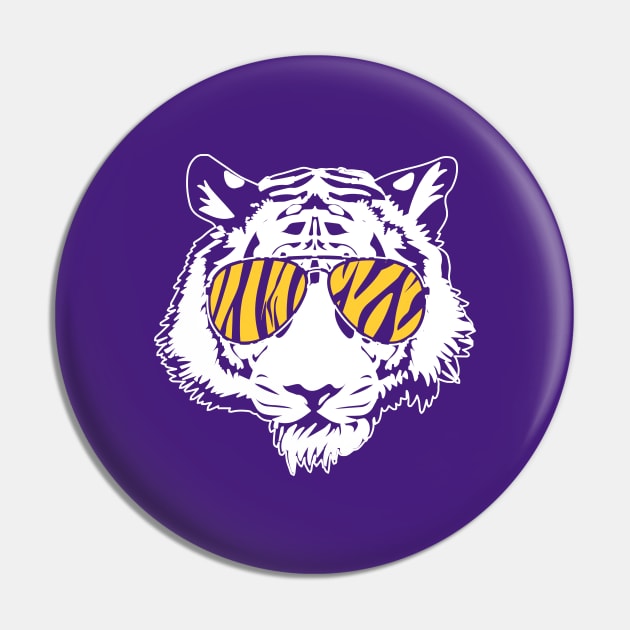 LSU Geaux Tigers Pin by TheShirtGypsy