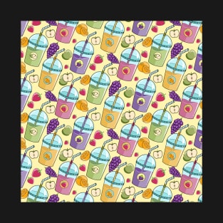 Juice Pattern T-Shirt