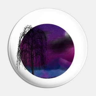 Weeping willow painting Pin