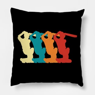 Retro Cricket Pillow