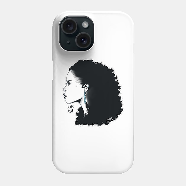 Smile and Excitement Phone Case by R.Gray Illustrations 