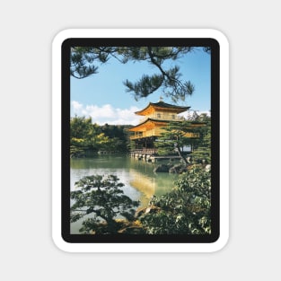 Golden Kyoto Temple Magnet