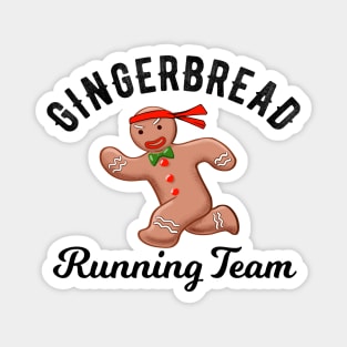 Gingerbread running team xmas 2020 Magnet