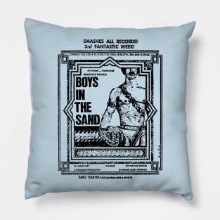 Boys In The Sand 1972 Pillow