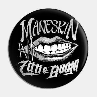 WHITE MANESKIN ROCK BAND Pin