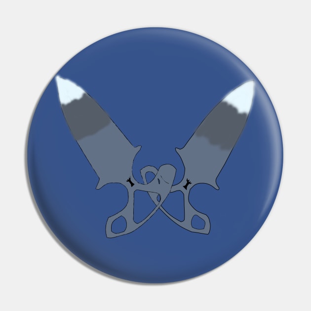 SHADOW DAGGERS BLUE STEEL Pin by 200edi