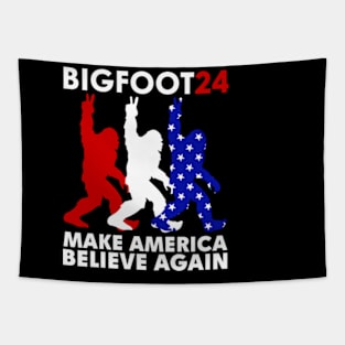 Bigfoot 2024 - Make America Believe Again Tapestry