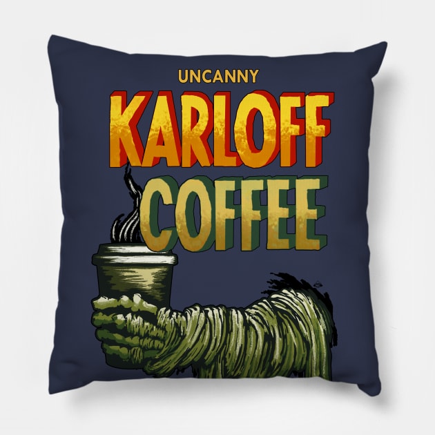 Karloff Coffee Pillow by SkprNck