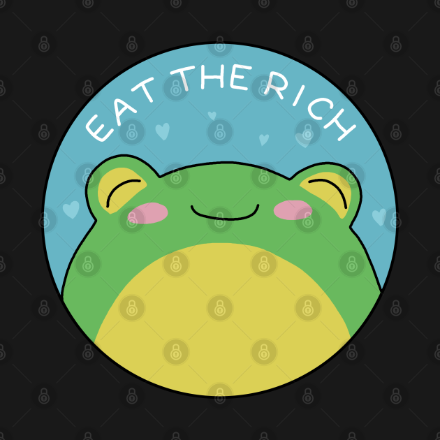 Discover Eat The Rich - Frog - Frog - T-Shirt